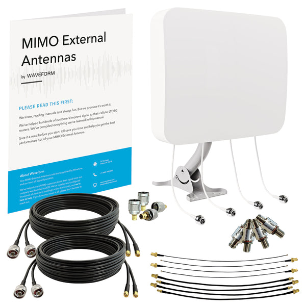 [Used - Excellent] MIMO 4x4 Panel External Antenna Kit for 4G LTE/5G H