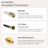 Waveform DualPlus Duo: Ultra-Directional 4x4 MIMO Log Periodic Antenna Kit