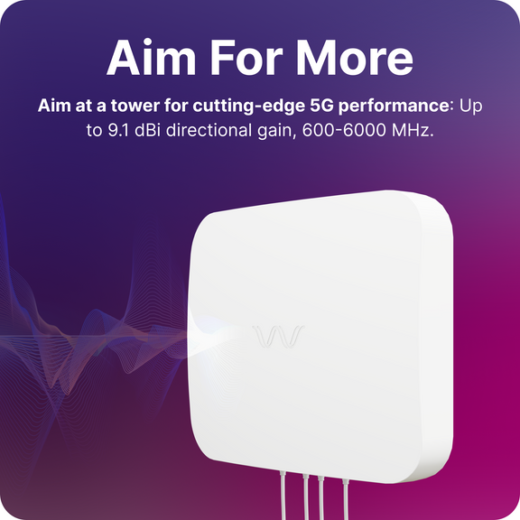 Waveform QuadPro: High-Gain Directional 4x4 MIMO Panel Antenna