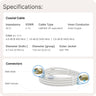 Waveform UltraFlex-Twin: Ultra-Flexible, Low-Loss Twin-195 Extension Cable