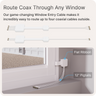 Waveform Coax Twin Window Entry Cable: Low-Loss, Ultra-Flat Passthrough Cable