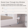 Waveform Window Entry Cable: Low-Loss, Ultra-Flat Passthrough Cable