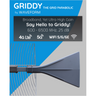 Griddy: The Grid Parabolic Antenna, 600 - 6500 MHz