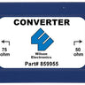Wilson 50ohm/75ohm converter (859955)