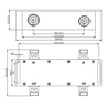 N-Female Hybrid Couplers (2x2, 3x3 and 4x4), 600 - 4200 MHz