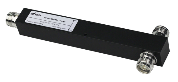 4.3-10-Female Reactive Cavity Signal Splitters (2, 3, or 4-Way), 698 - 2700 MHz