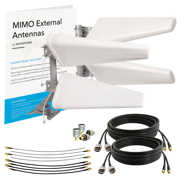 [Used - Scratch & Dent] MIMO 4x4 Log Periodic Antenna Kit for 4G/5G Hotspots & Routers