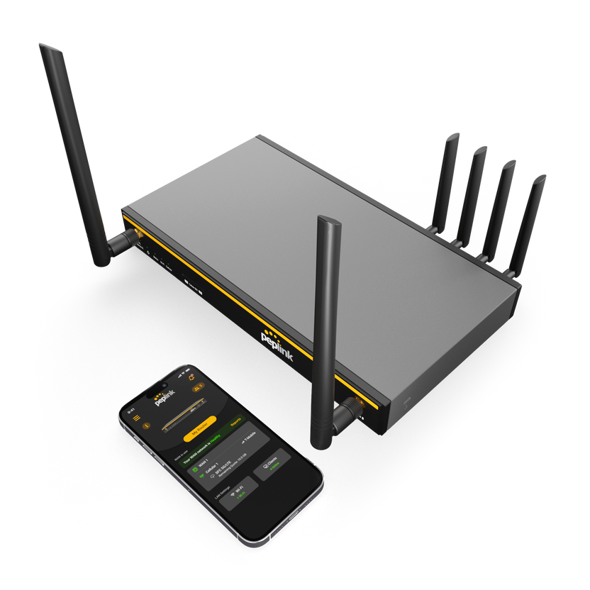 Peplink B One Router — Multi-WAN Wi-Fi 6 with 5G & LTE | Waveform