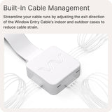 Waveform Coax Window Entry Cable v2: Low-Loss, Ultra-Thin Passthrough Cable