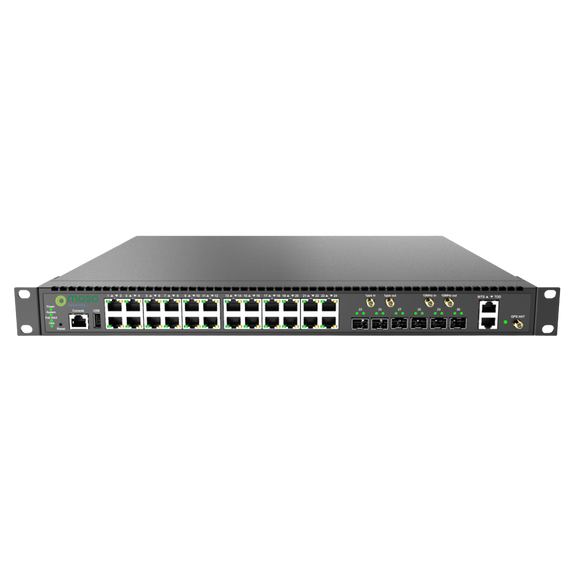 Moso Concord: Smart Ethernet Switch with Integrated Grandmaster and PoE++