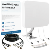 MIMO 4x4 Panel External Antenna Kit for 4G LTE/5G Hotspots & Routers