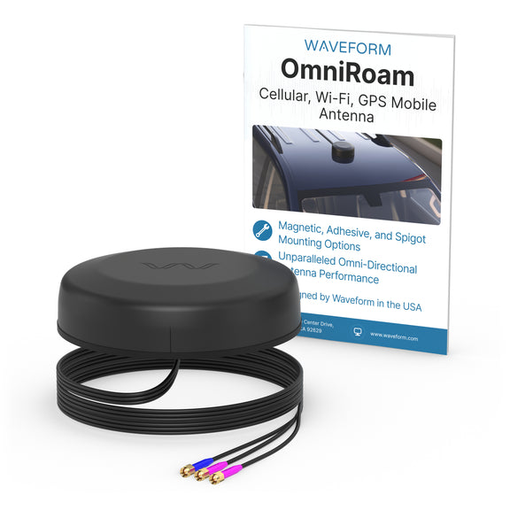 Waveform OmniRoam: 3-in-1 Low-Profile Mobile Antenna (4G/5G & GPS)