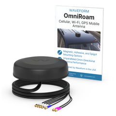 Waveform OmniRoam: 7-in-1 Low-Profile Mobile Antenna (4G/5G, 4x4 WiFi & GPS)