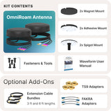 Waveform OmniRoam Duo: 10-in-1 Low-Profile Mobile Antennas (4G/5G & WiFi)