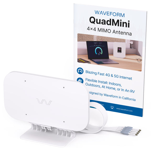 [Used - Excellent] Waveform QuadMini: Low-Profile Omni 4x4 MIMO Antenna