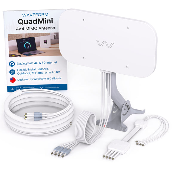 [Used - Excellent] Waveform QuadMini: Low-Profile Omni 4x4 MIMO Antenna