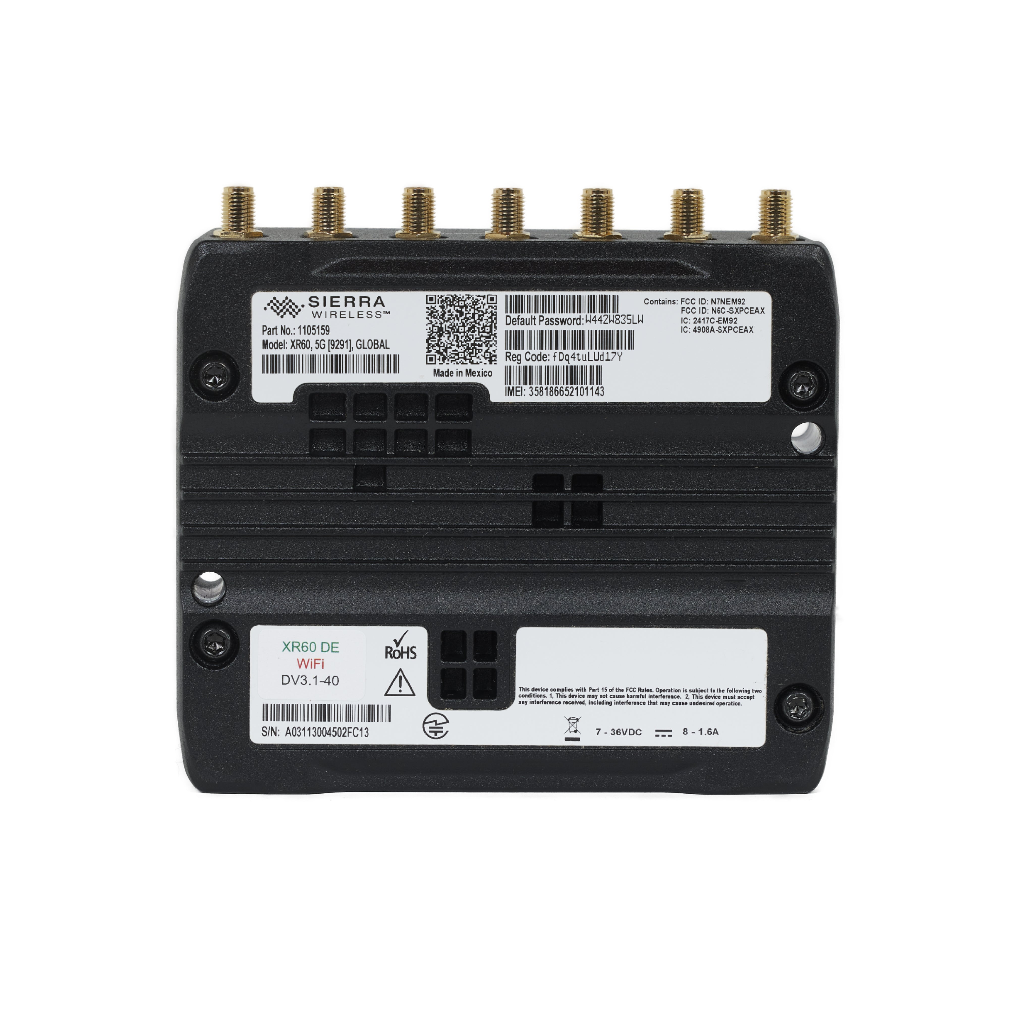 SSI 速聴機　4GX Hi END Semtech AirLink® XR60 Compact 5G/LTE Router - Waveform