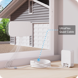 Waveform UltraFlex-Quad: Ultra-Flexible, Low-Loss Quad-195 Extension Cable