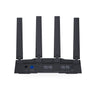 GL.iNet Flint 3 rear ports: DC 12V, 2.5G WAN, four 2.5G LAN, and reset button