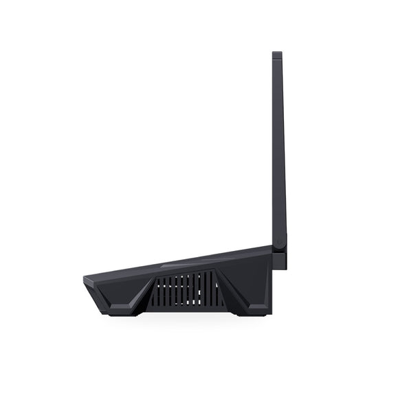 GL.iNet Flint 3 Wi-Fi 7 router, side profile view