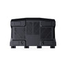 GL.iNet Flint 3 router underside showing ventilation and wall-mount keyholes