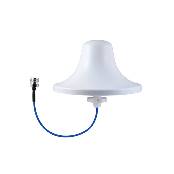 Dome Antenna with 4.3-10-Female Connector, 698 - 2700 MHz