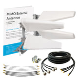MIMO 4x4 Log Periodic Antenna Kit for 4G/5G Hotspots & Routers