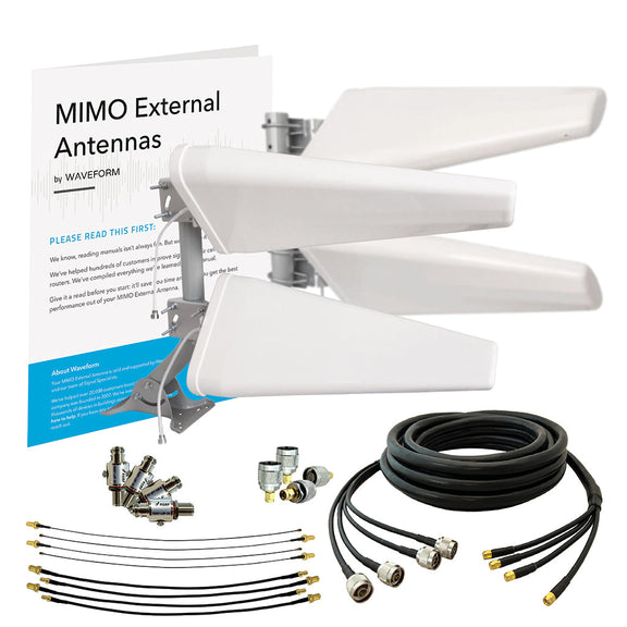 Open Box: MIMO 4x4 Log Periodic Antenna Kit for 4G/5G Hotspots & Routers