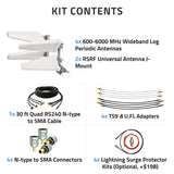 Open Box: MIMO 4x4 Log Periodic Antenna Kit for 4G/5G Hotspots & Routers