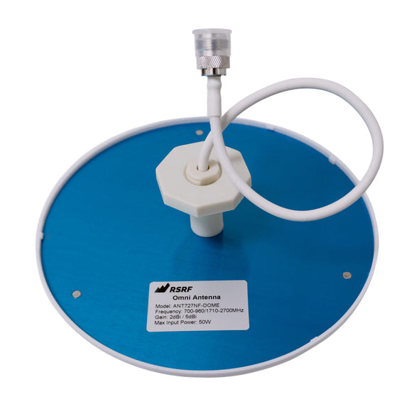 Open Box: Dome Antenna with N-Female Connector, 600 – 6000 MHz