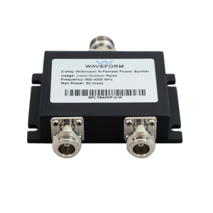 N-Female Wilkinson Microstrip Signal Splitters (2, 3, or 4-Way), 600 - 4000 MHz