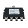 N-Female Wilkinson Microstrip Signal Splitters (2, 3, or 4-Way), 600 - 4000 MHz