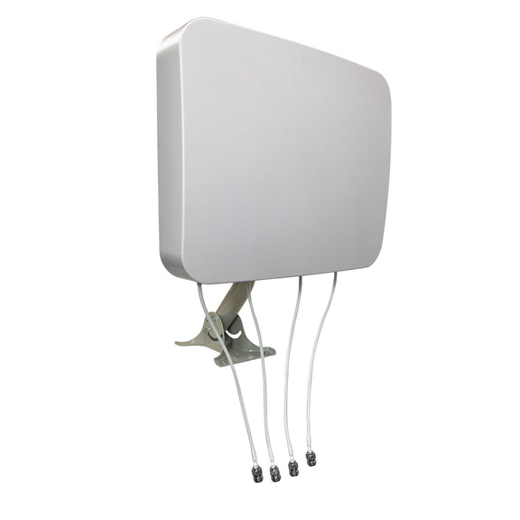 Open Box: 4x4 Cross-Polarized MIMO Outdoor Panel Antenna, 600-6000 MHz
