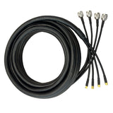 Quad-RS240 N-Male to SMA-Male Coaxial Cable (30ft)
