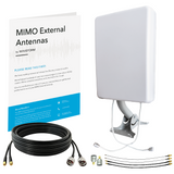 MIMO 2x2 Panel External Antenna Kit for 4G LTE/5G Hotspots & Routers