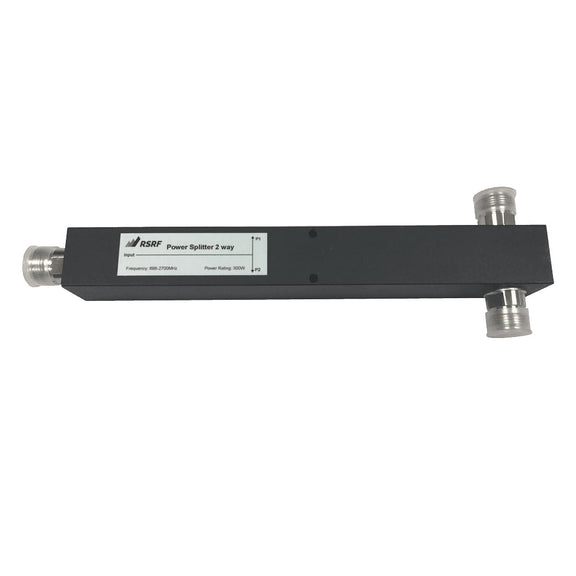N-Female Reactive Cavity Signal Splitters (2 or 3-Way), 600 - 2700 MHz