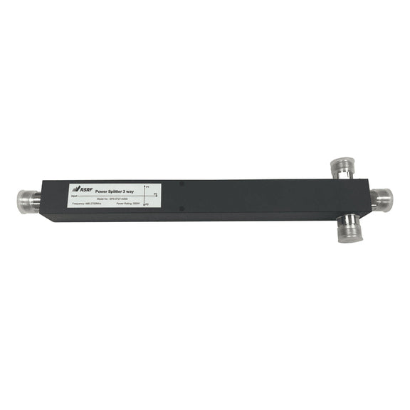 N-Female Reactive Cavity Signal Splitters (2 or 3-Way), 600 – 2700 MHz
