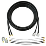 Twin-RS240 Coaxial Cable Bundle with SMA, TS9 and U.FL Connectors